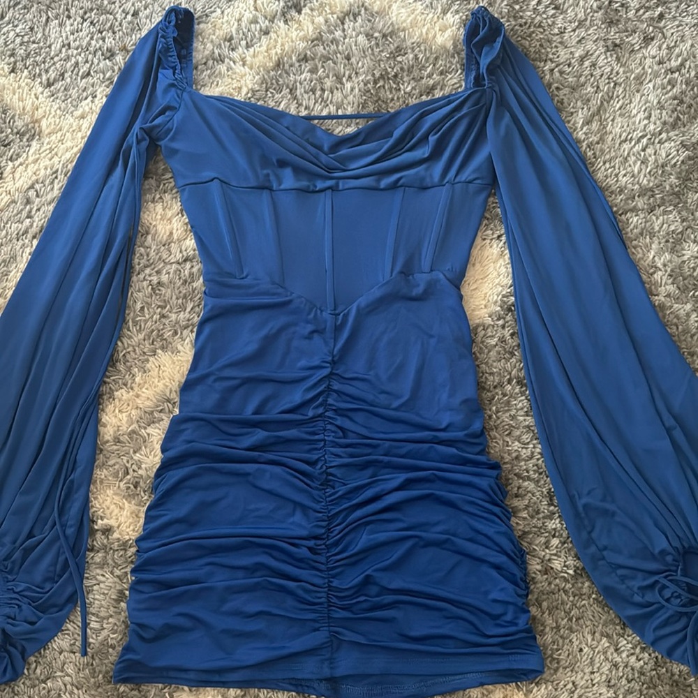 NWOT Lucy in the Sky corset mini dress